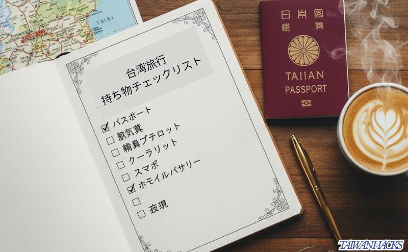 まずは結論！台湾旅行持ち物チェックリスト