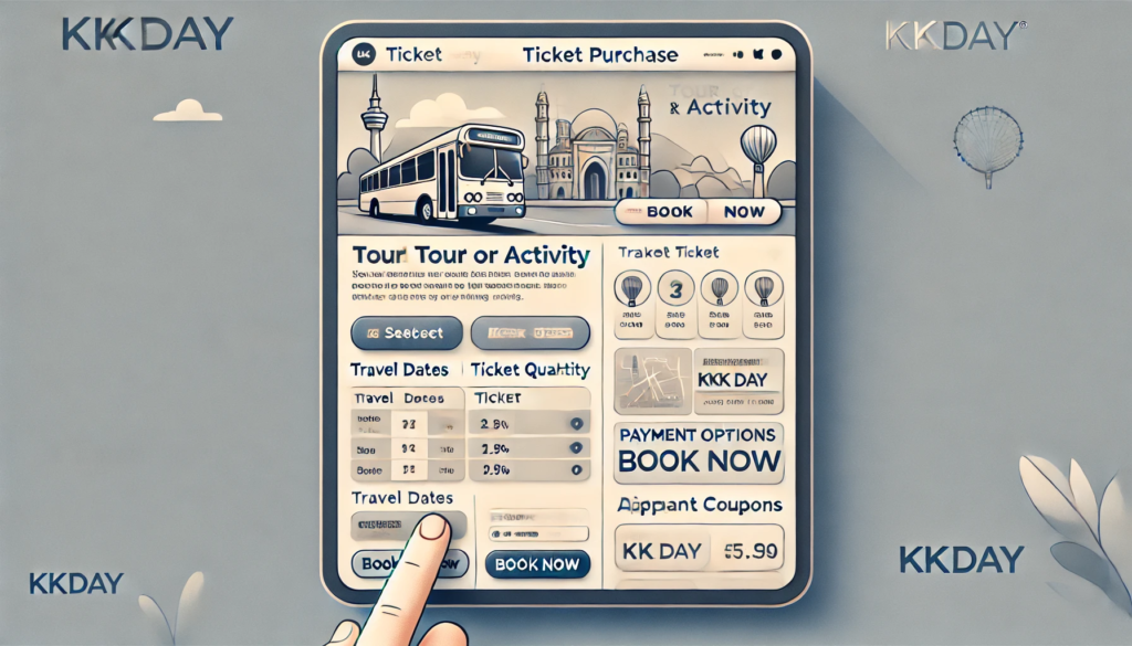 KKdayでのチケット購入画面