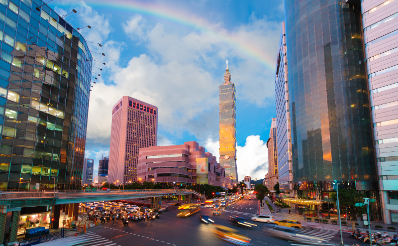 台北の街並み
