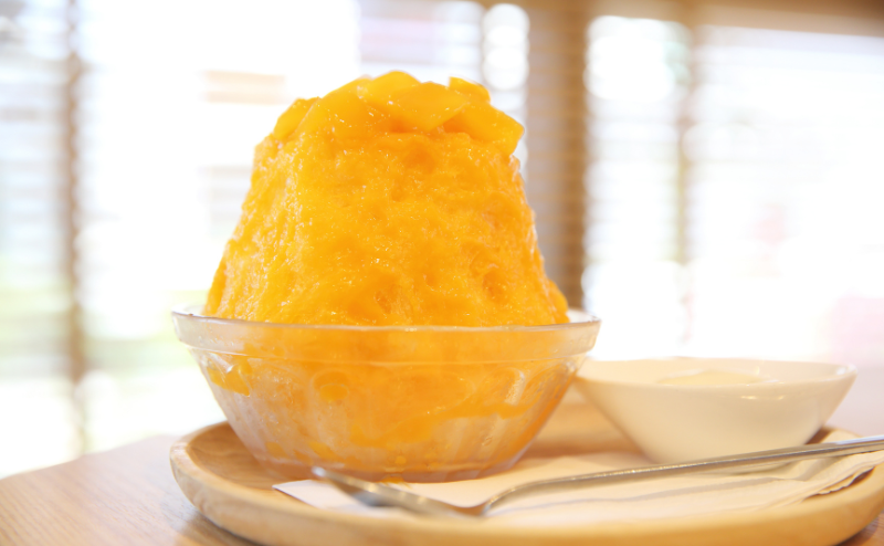 マンゴーかき氷
