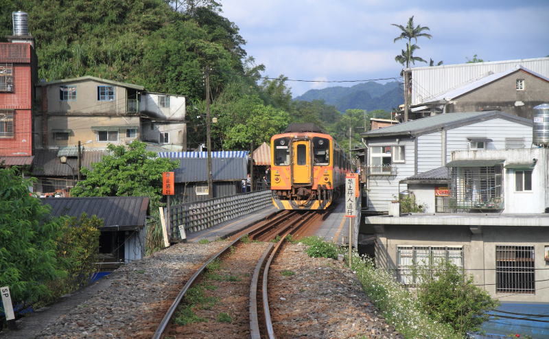 平渓線のレトロな列車