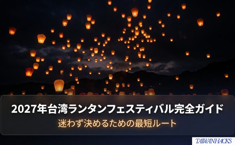 2027年台湾ランタンフェスティバルの全体テーマを示すビジュアル。本文内よりも記事のアイキャッチ向き。