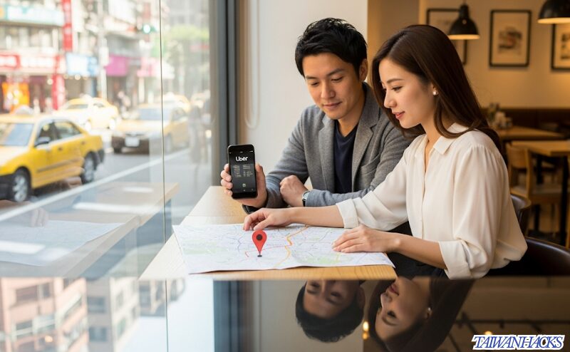 台湾のウーバーとタクシーの基本的な使い方