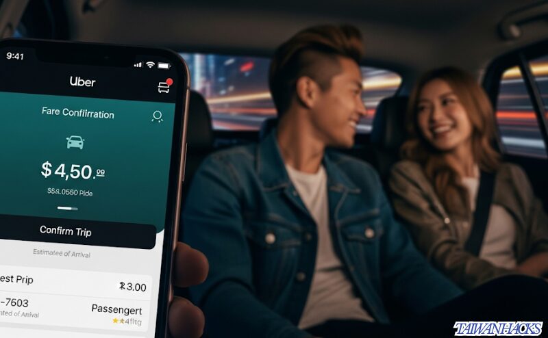 台湾ウーバータクシーの料金と決済方法
