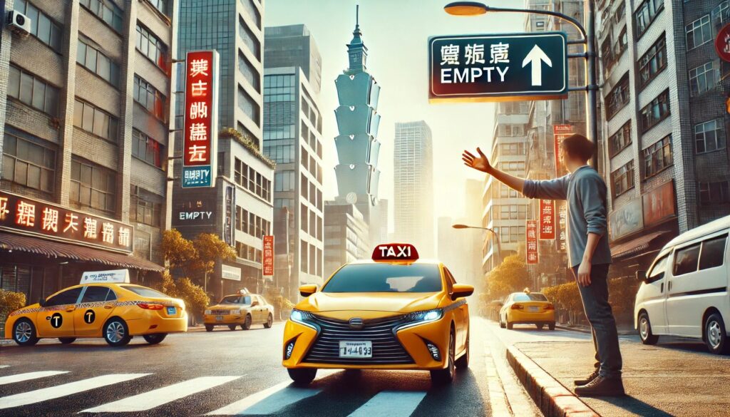 道でタクシーを拾う方法