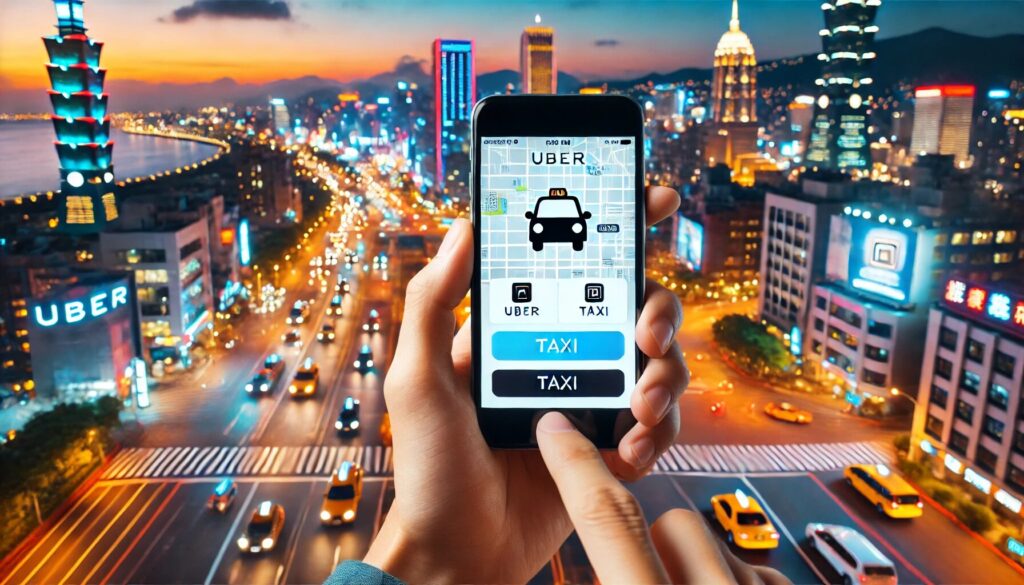 台湾タクシーでUberを使う手順