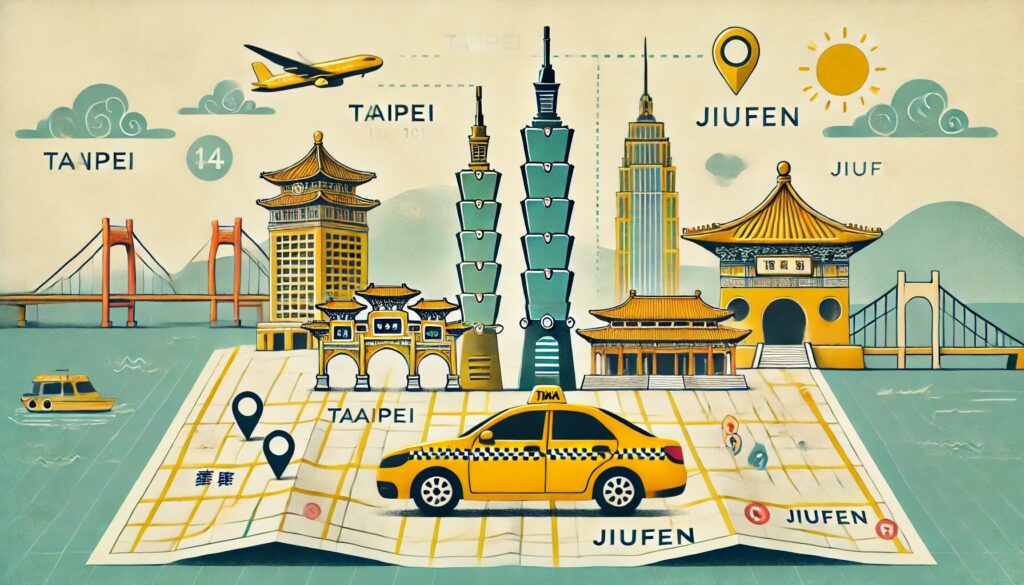 台北市内から主要観光地までの目安料金