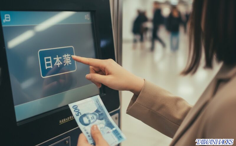 台北MRT駅の券売機で悠遊カード（EasyCard）にチャージする手順